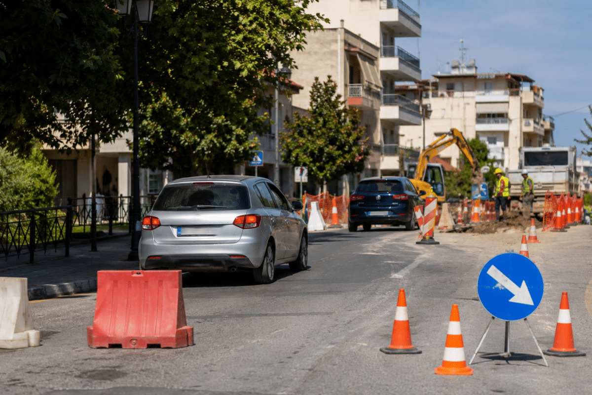 Κυκλοφοριακές ρυθμίσεις στα Τρίκαλα λόγω έργων