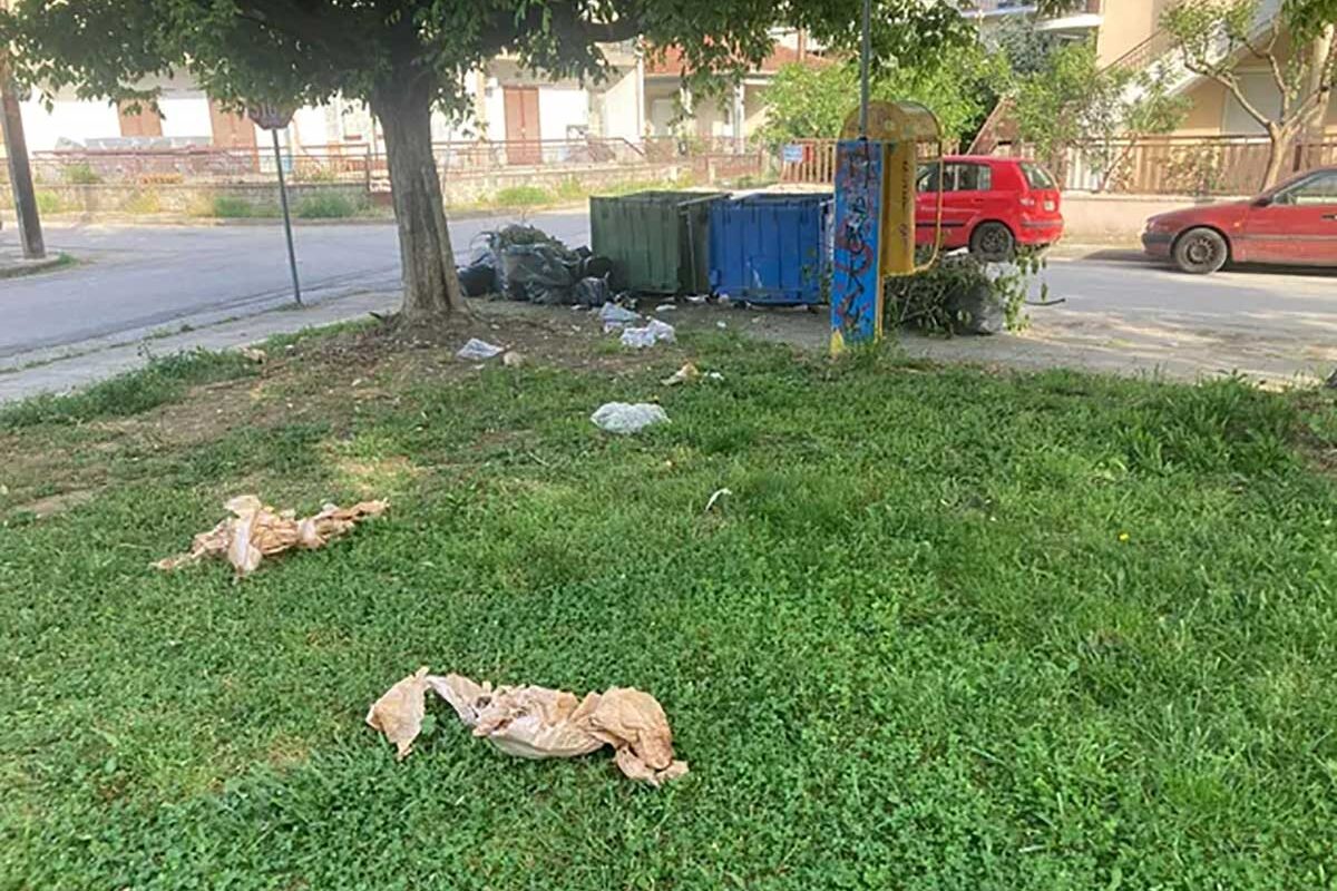 Τρίκαλα: Δύο κάδοι δεν φτάνουν για τις Αμυγδαλιές