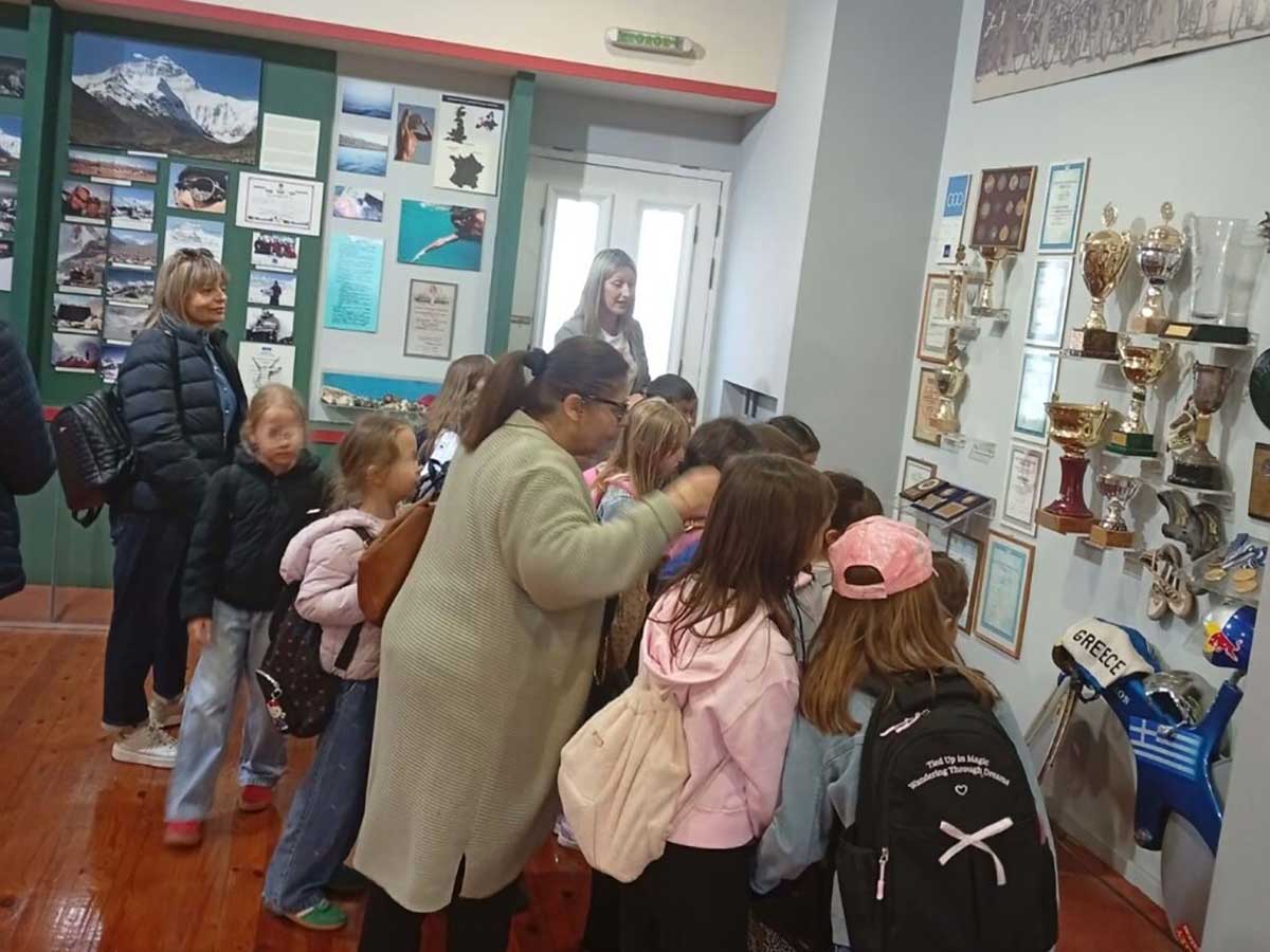 Τρίκαλα: Μαθητές στο Αθλητικό Μουσείο