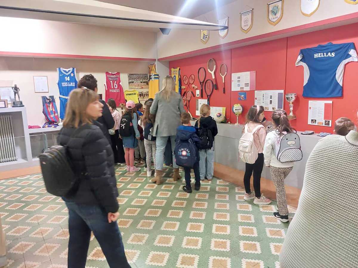 Τρίκαλα: Μαθητές στο Αθλητικό Μουσείο