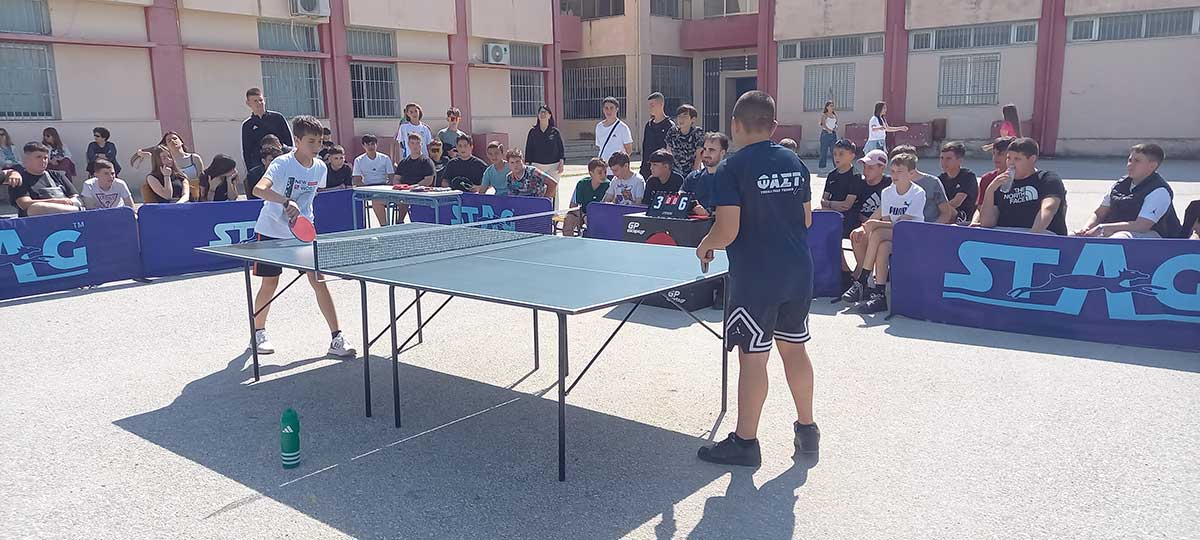 Τουρνουά πιγκ πονγκ στο 6ο Γυμνάσιο Τρικάλων