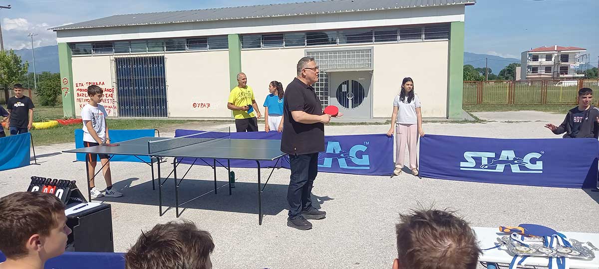 Τουρνουά πιγκ πονγκ στο 6ο Γυμνάσιο Τρικάλων