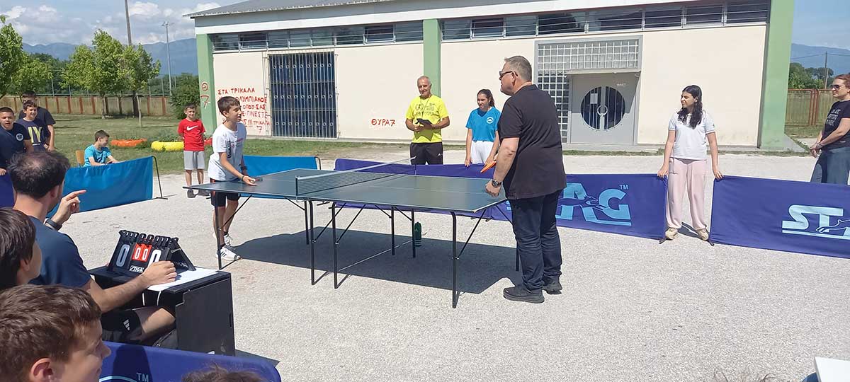 Τουρνουά πιγκ πονγκ στο 6ο Γυμνάσιο Τρικάλων