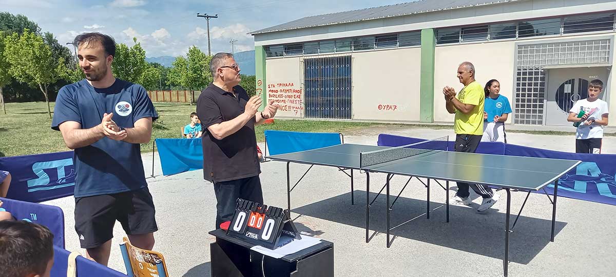 Τουρνουά πιγκ πονγκ στο 6ο Γυμνάσιο Τρικάλων
