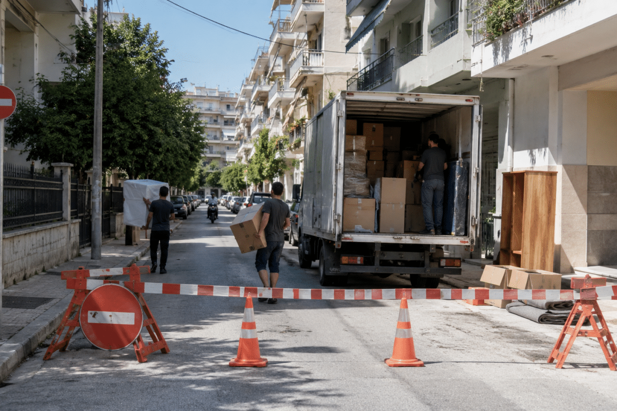 Κλείνει τμήμα της οδού Φείδωνος στα Τρίκαλα