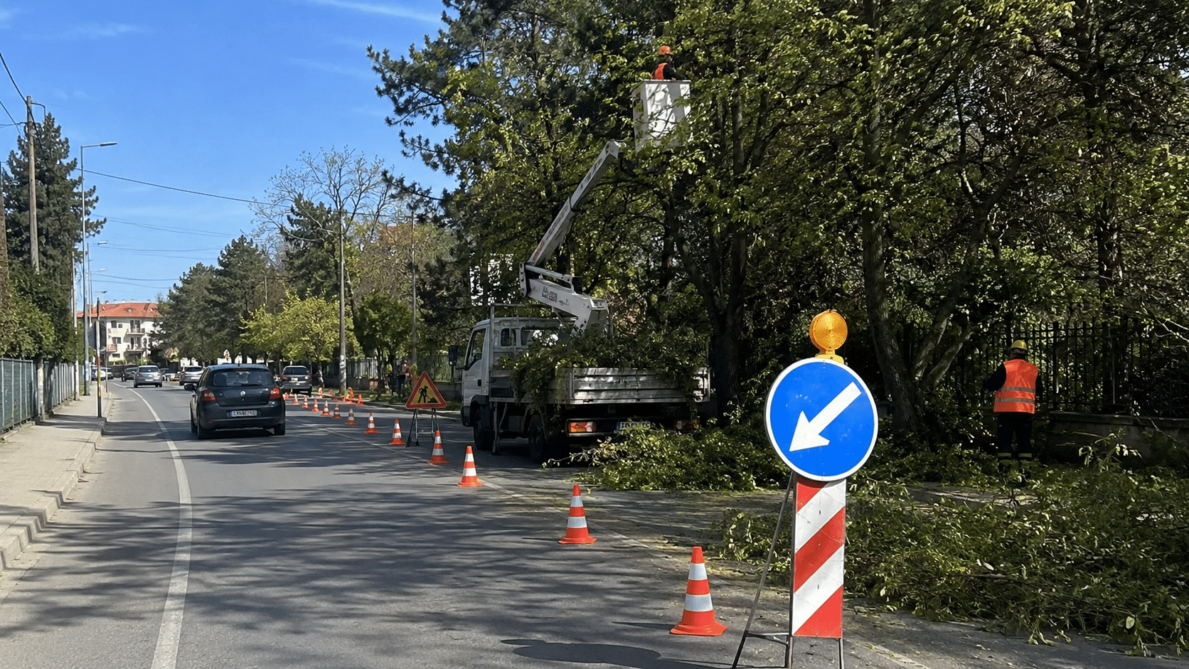 Τρίκαλα: Στενώσεις δρόμων για κλαδέματα