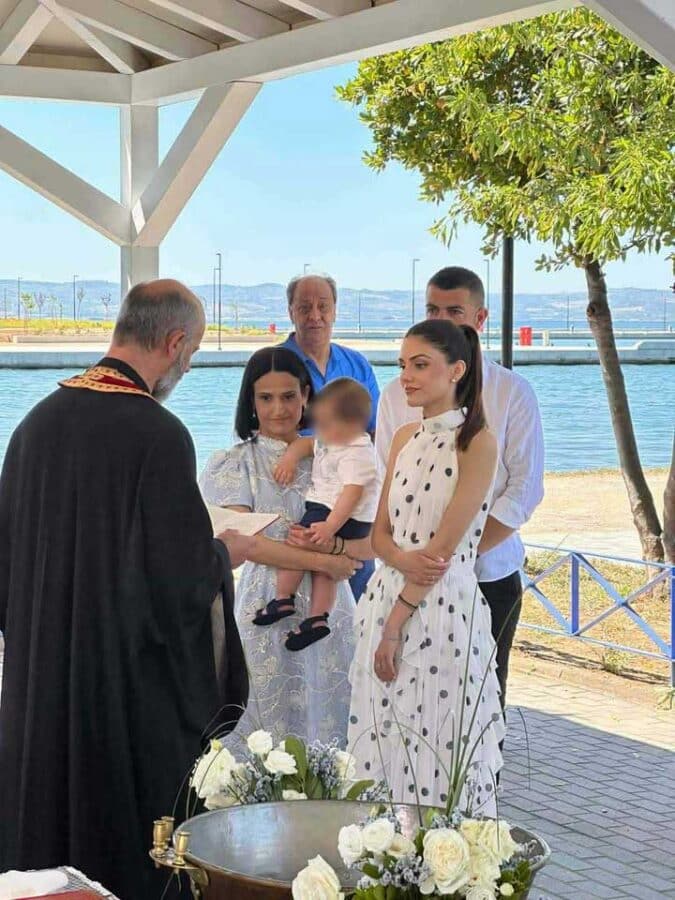 Η βάπτιση του μικρού Αλέξανδρου στη Θεσσαλονίκη
