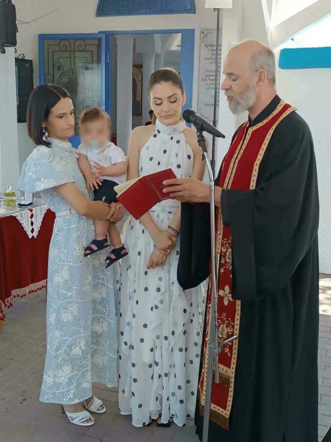 Η βάπτιση του μικρού Αλέξανδρου στη Θεσσαλονίκη