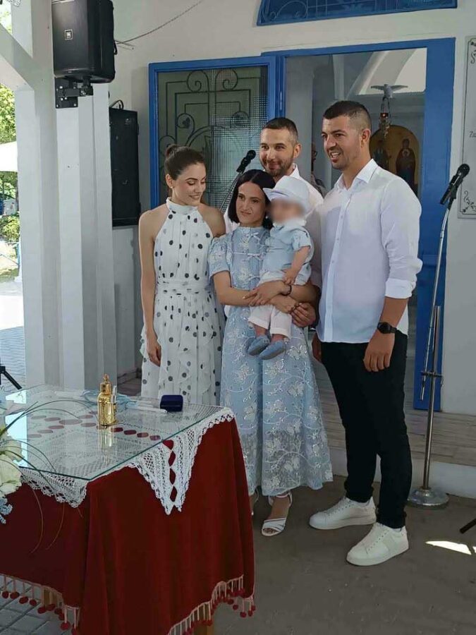 Η βάπτιση του μικρού Αλέξανδρου στη Θεσσαλονίκη