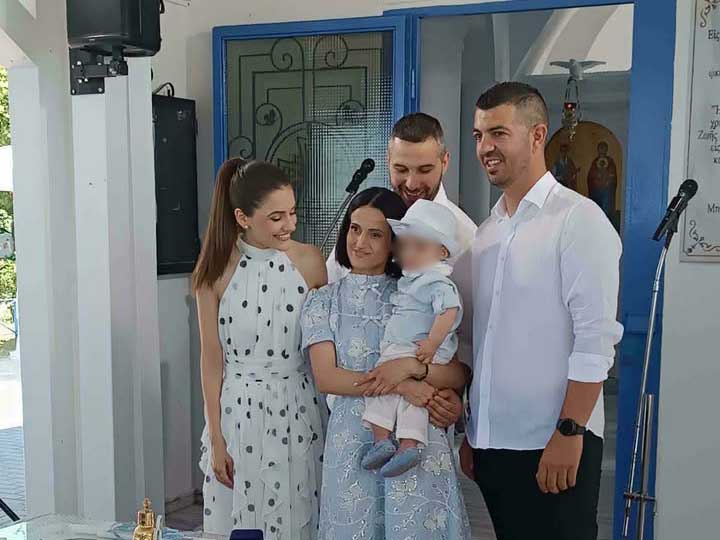 Η βάπτιση του μικρού Αλέξανδρου στη Θεσσαλονίκη