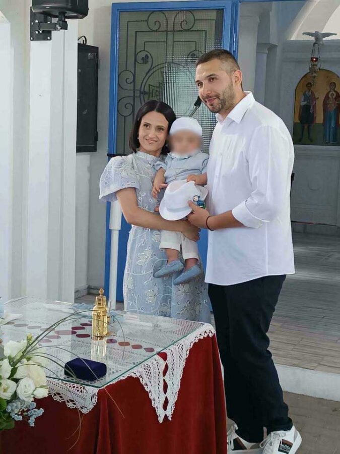 Η βάπτιση του μικρού Αλέξανδρου στη Θεσσαλονίκη