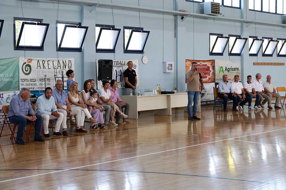 Παραδόθηκε ο νέος αγωνιστικός χώρος στο Κλειστό Χάλκης
