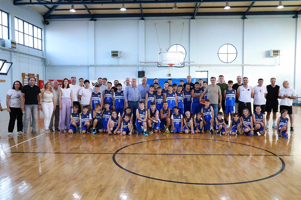 Παραδόθηκε ο νέος αγωνιστικός χώρος στο Κλειστό Χάλκης