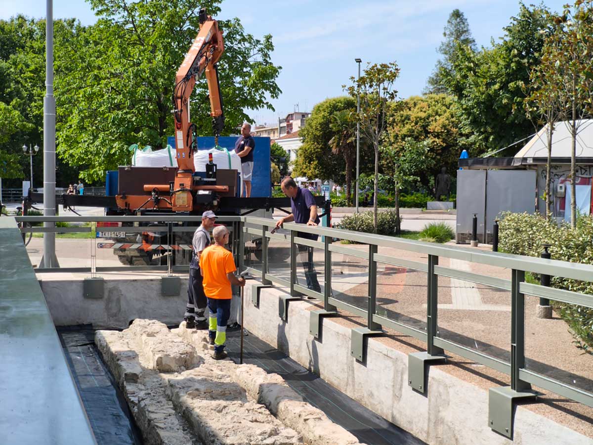 Τρίκαλα: Ψηφίδες γύρω από το αρχαιολογικό εύρημα