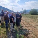Φαρκαδόνα: Αυτοψία στις καλλιέργειες μετά το χαλάζι