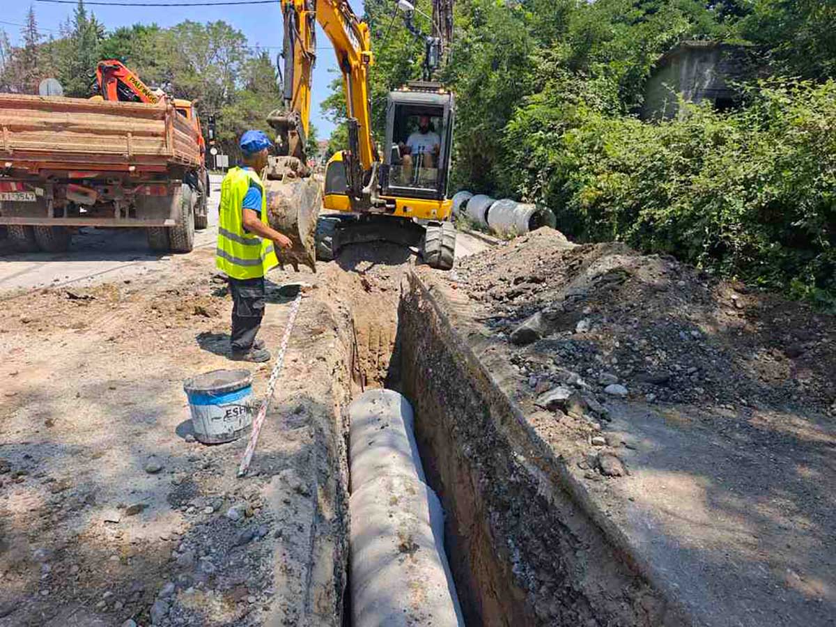 ΔΕΥΑΤ: Νέος αγωγός ομβρίων στη γέφυρα Πάσχου