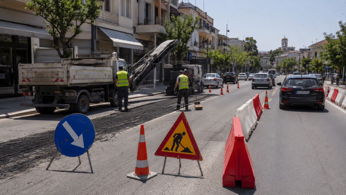 Κλειστοί δρόμοι στα Τρίκαλα για έργα της ΔΕΥΑΤ
