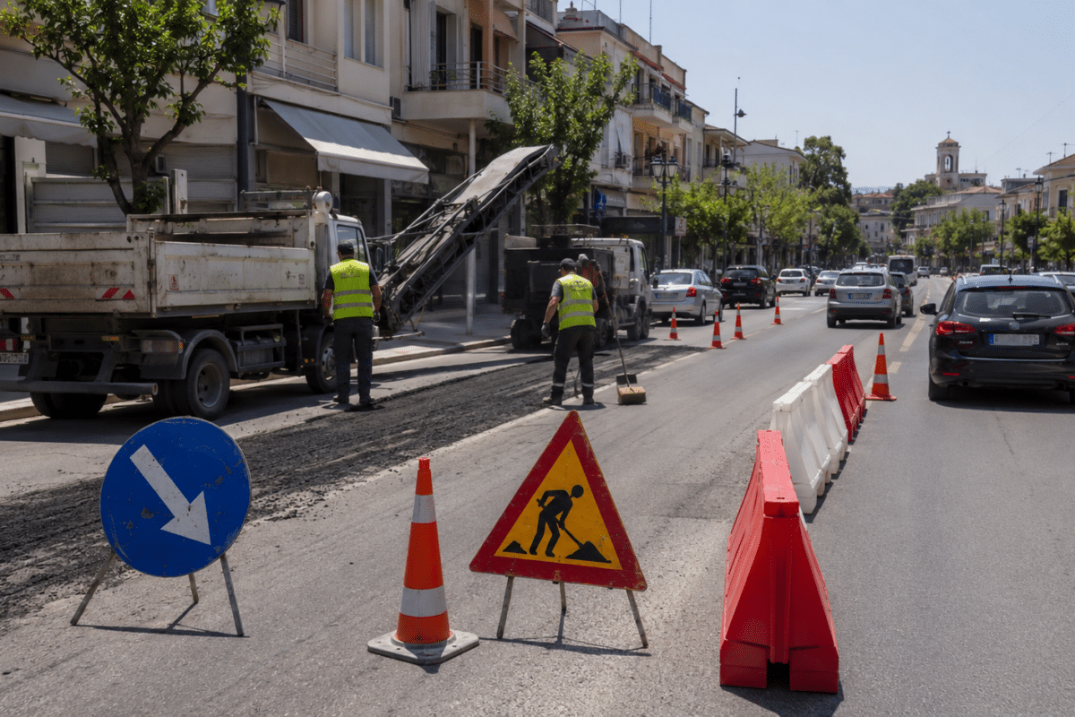 Κλειστοί δρόμοι στα Τρίκαλα για έργα της ΔΕΥΑΤ
