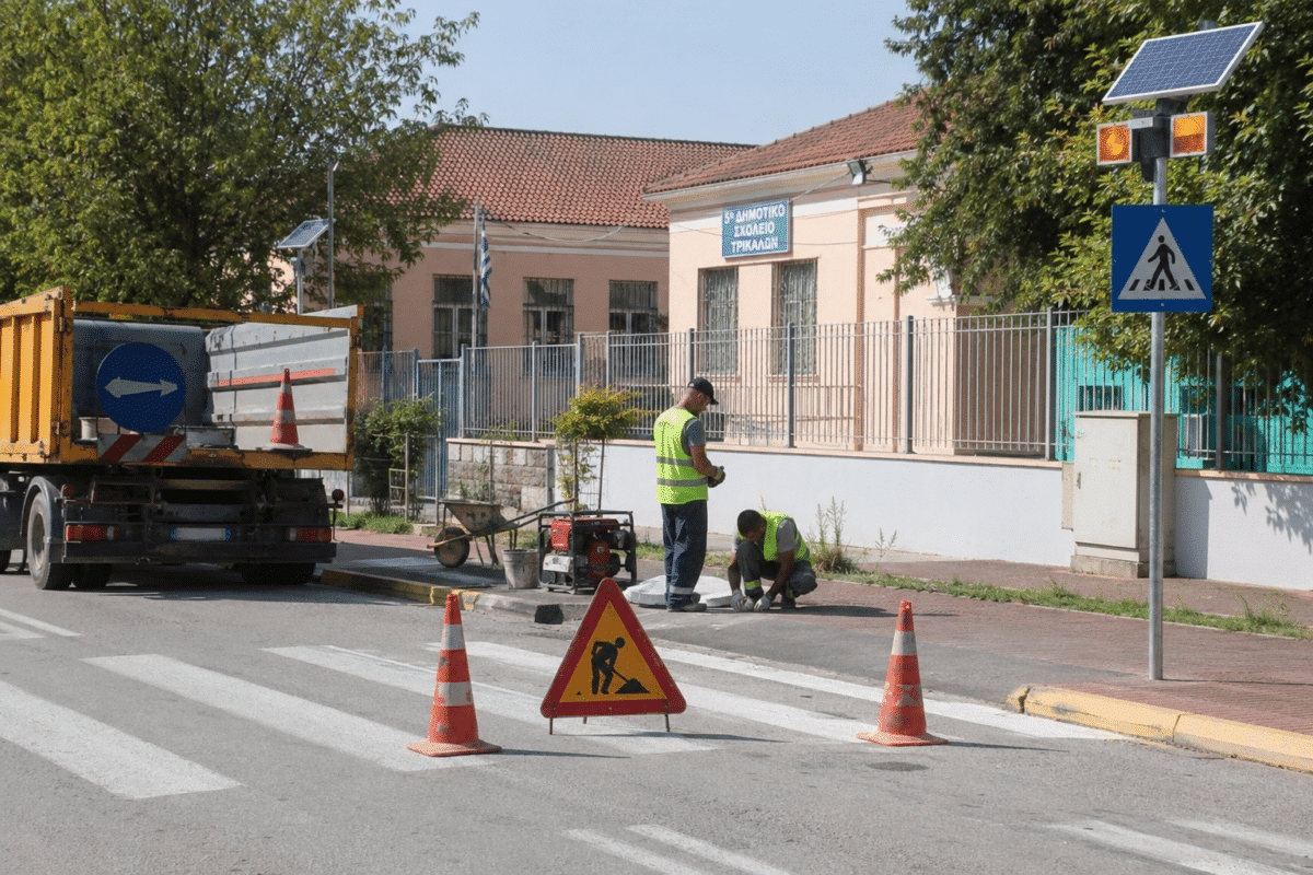 Τρίκαλα: Στενώσεις σε 12 σημεία έως 31 Αυγούστου