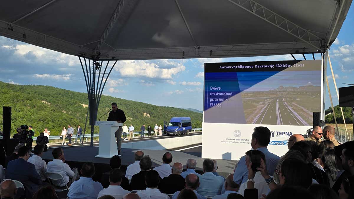 Ε65: Εγκαινιάστηκαν τα τελευταία 46 χιλιόμετρα