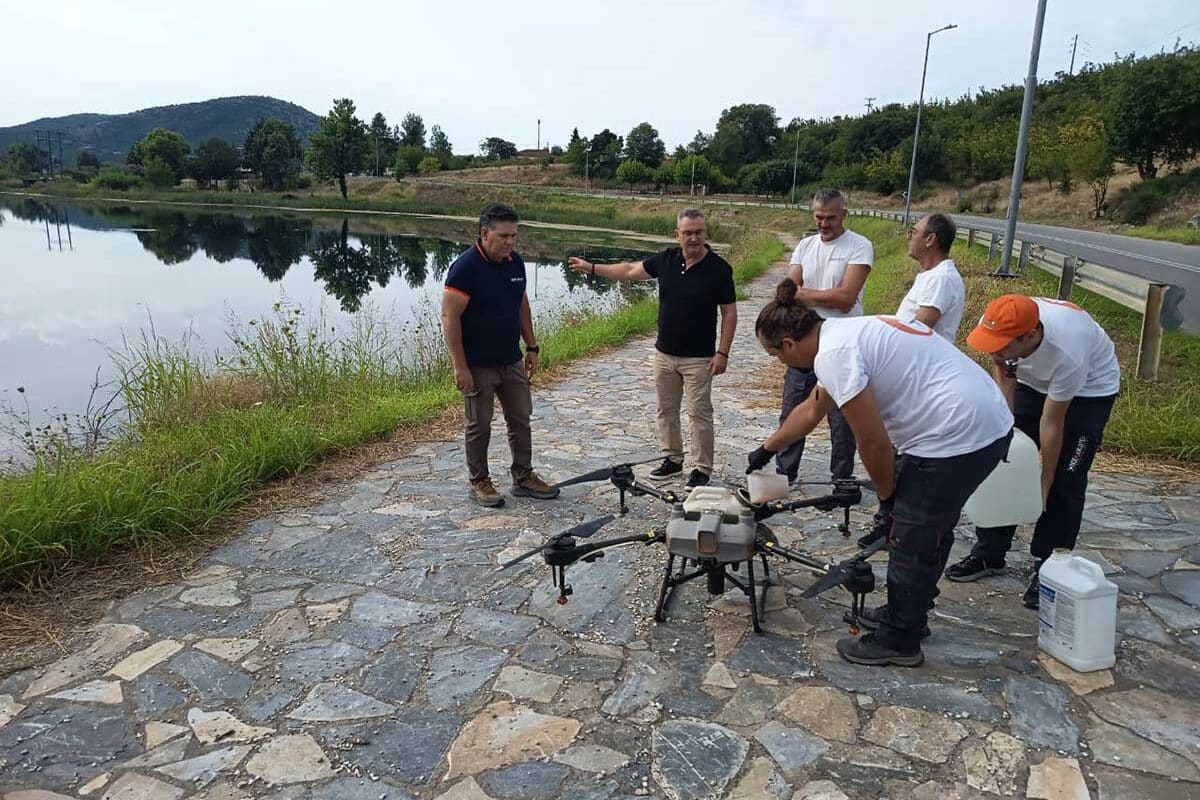 Ελασσόνα: Παρεμβάσεις με drone κατά των κουνουπιών