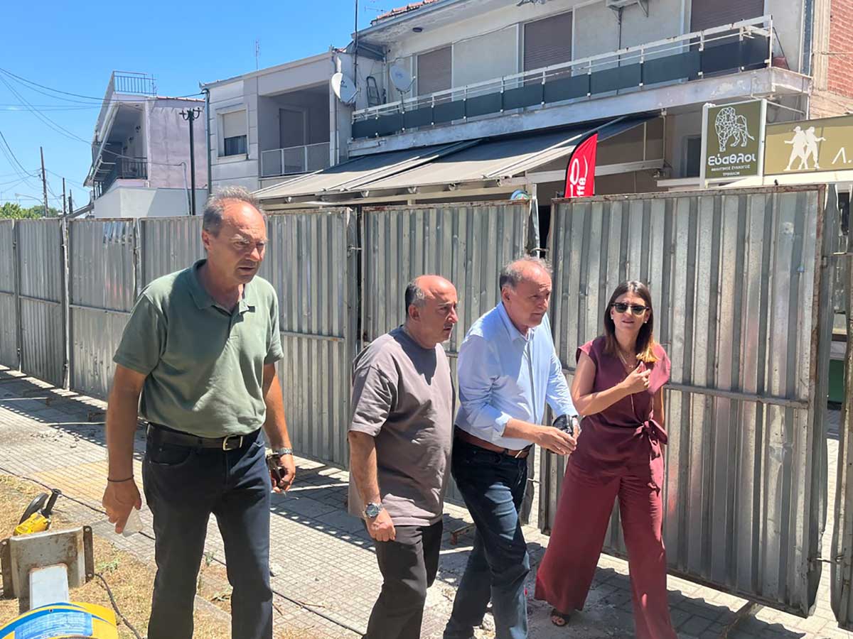 Ξεκίνησε η ανάπλαση της πλατείας Μητροπάνου