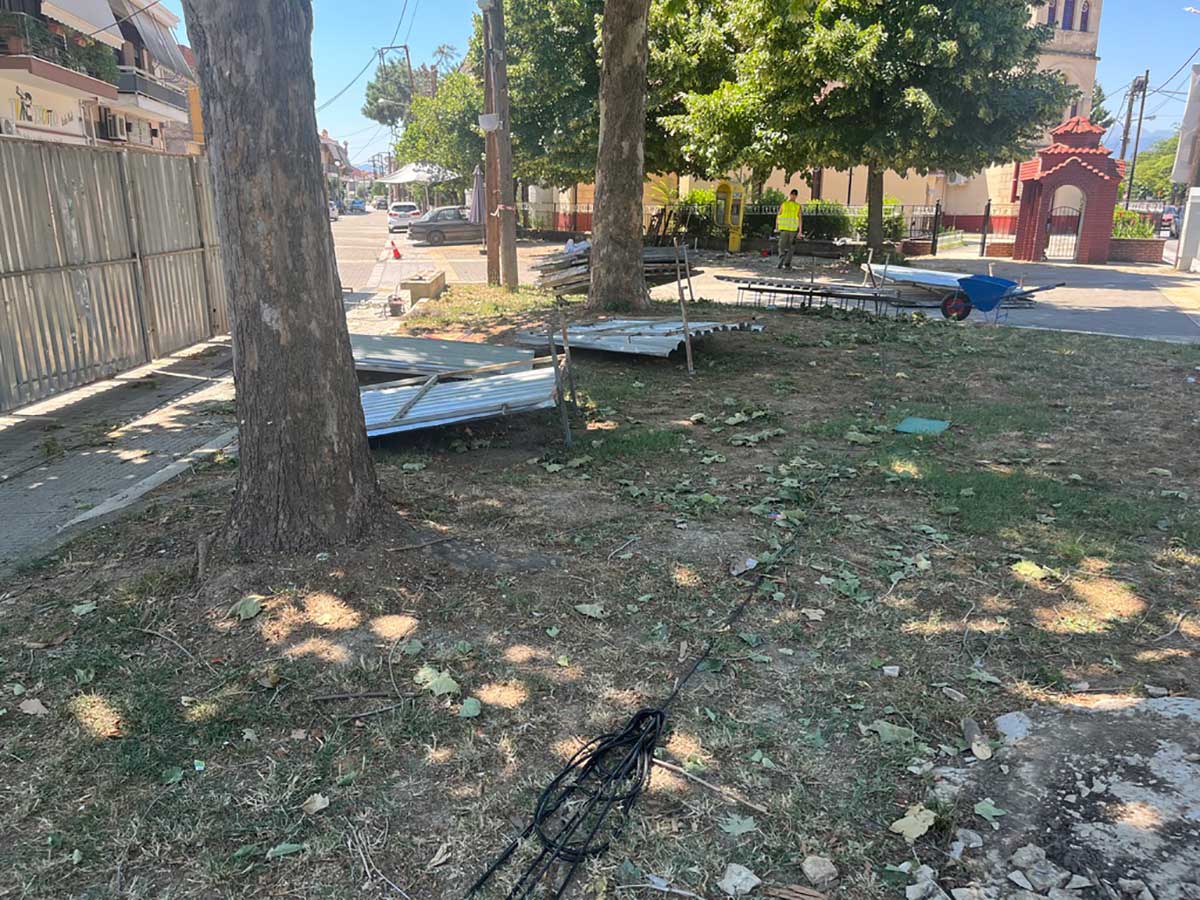 Ξεκίνησε η ανάπλαση της πλατείας Μητροπάνου