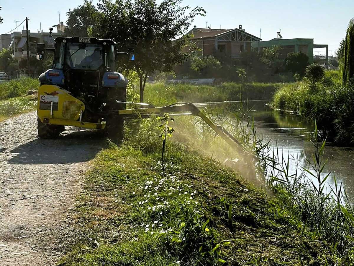 Καθαρισμοί σε τέσσερα σημεία των Τρικάλων