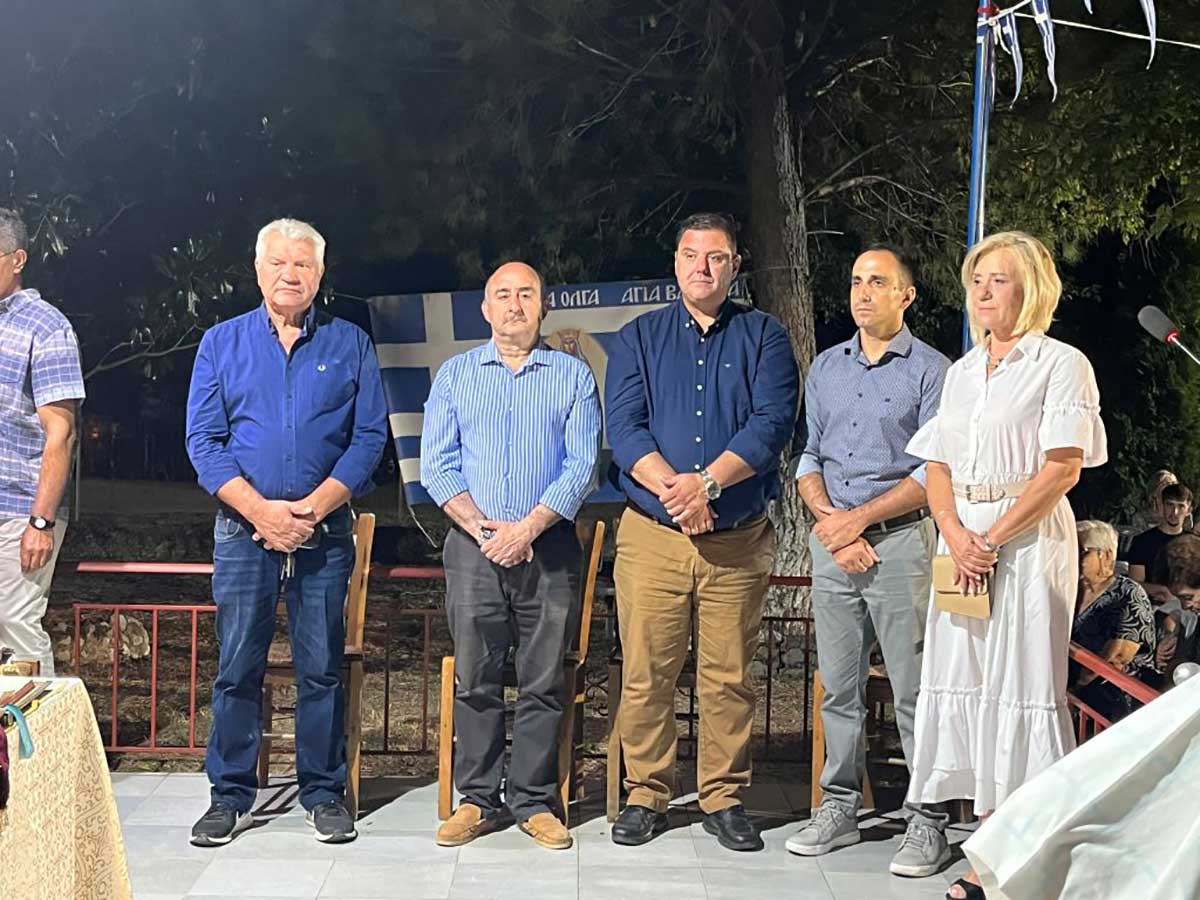 Στο Γλίνος για την Αγία Όλγα ο Νίκος Σακκάς
