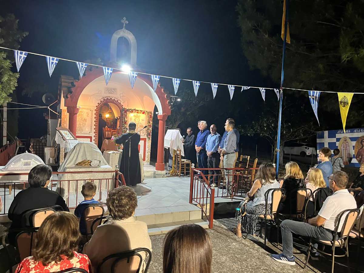 Στο Γλίνος για την Αγία Όλγα ο Νίκος Σακκάς