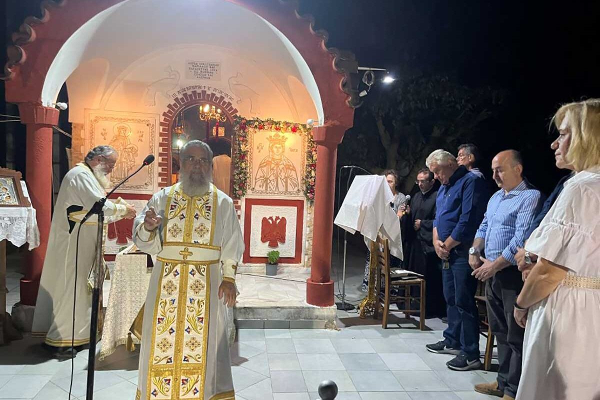 Στο Γλίνος για την Αγία Όλγα ο Νίκος Σακκάς