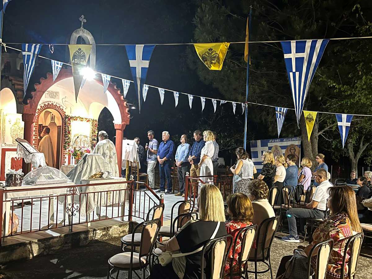Στο Γλίνος για την Αγία Όλγα ο Νίκος Σακκάς