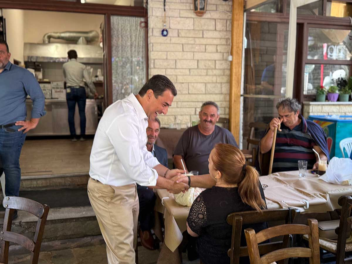 Ο Σκρέκας πήρε σβάρνα τα χωριά του Ασπροποτάμου