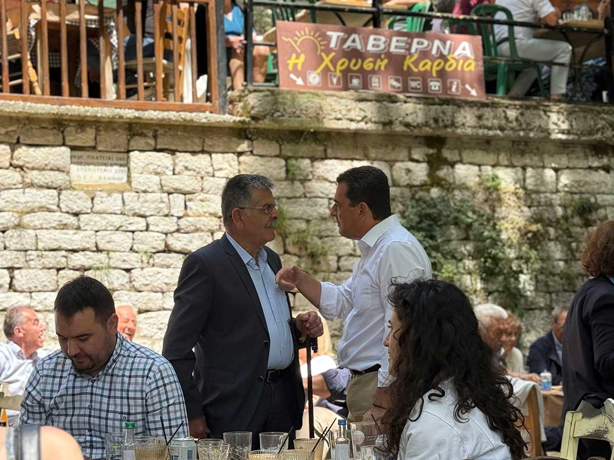 Ο Σκρέκας πήρε σβάρνα τα χωριά του Ασπροποτάμου