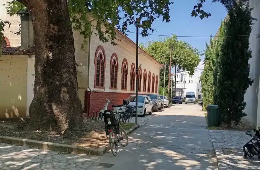 Για καφεδάκι στο Μουσείο Τσιτσάνη, παρκάρισμα… μέσα