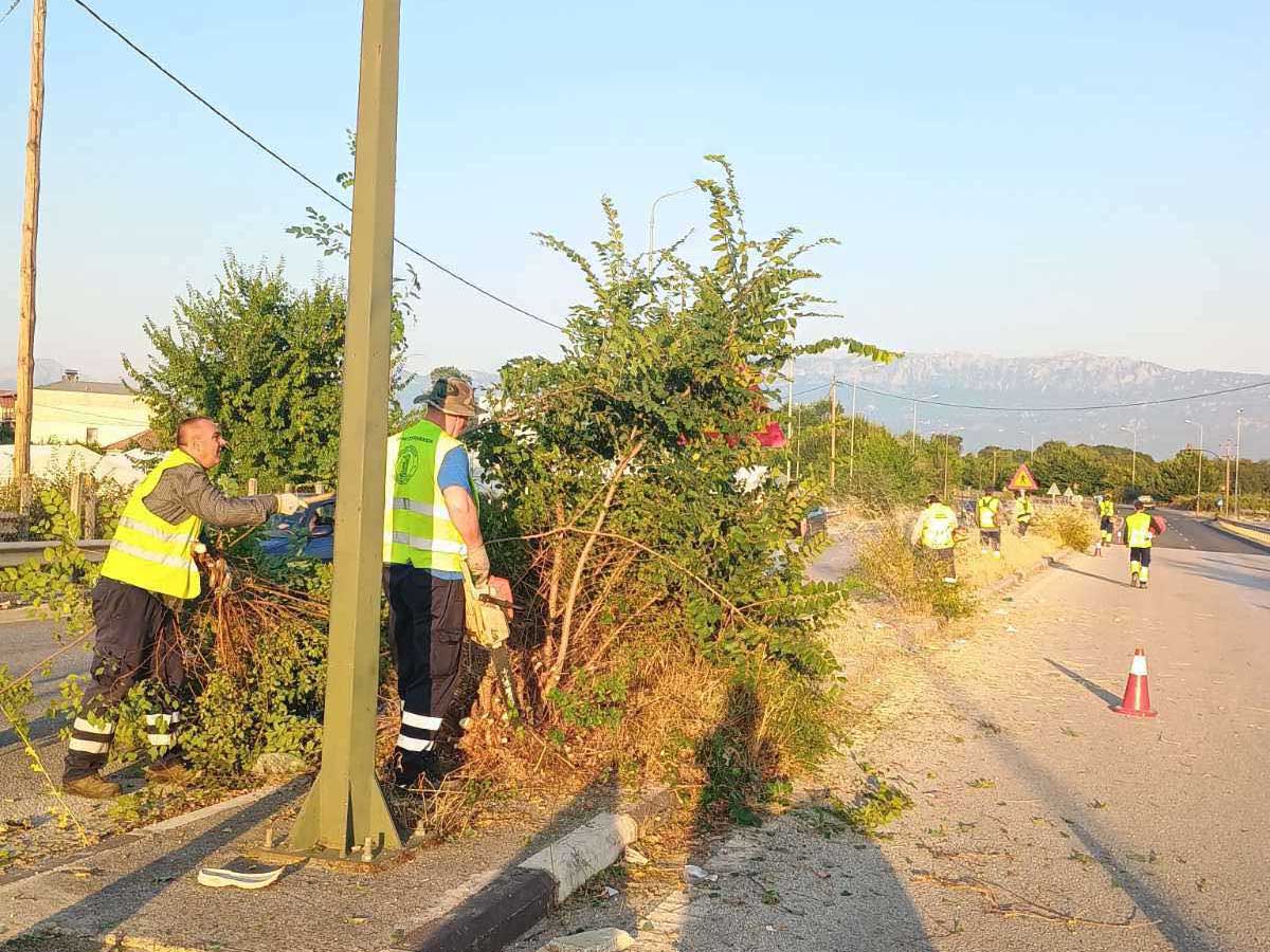 Τρίκαλα: Μάχη με τα χόρτα στον περιφερειακό