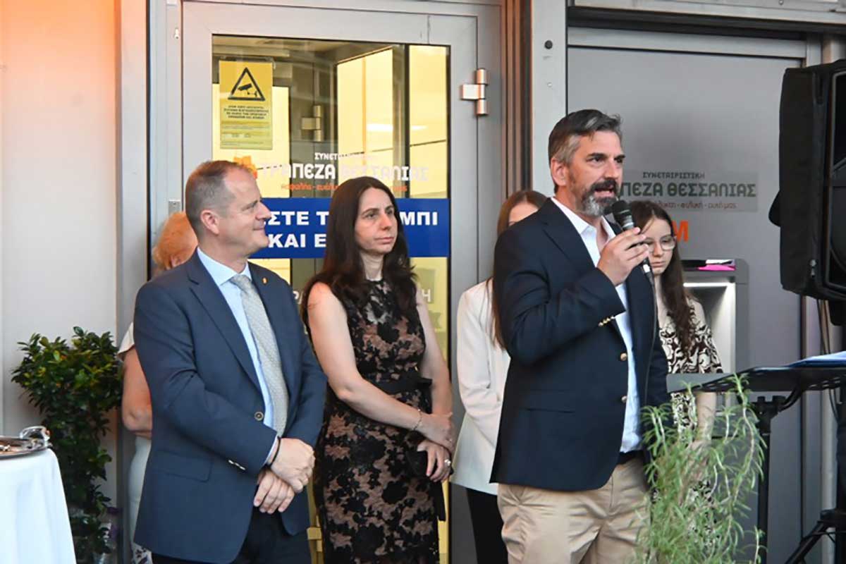 Νέο κατάστημα της Τράπεζας Θεσσαλίας στον Τύρναβο