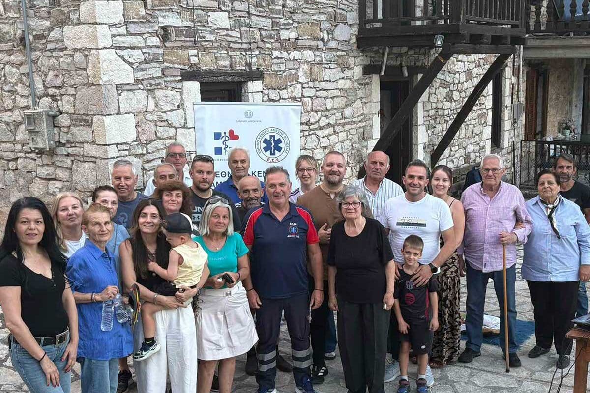 Εκπαίδευση πρώτων βοηθειών στον Κλεινοβό