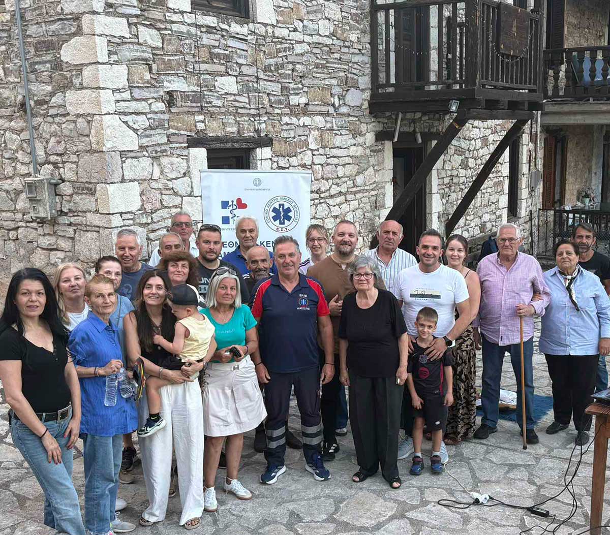 Εκπαίδευση πρώτων βοηθειών στον Κλεινοβό