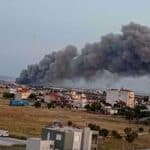 Λάρισα: Μεγάλη φωτιά στην ΚΑΡΑΤΖΗ – 112, κλειστά παράθυρα και μετρήσεις αέρα