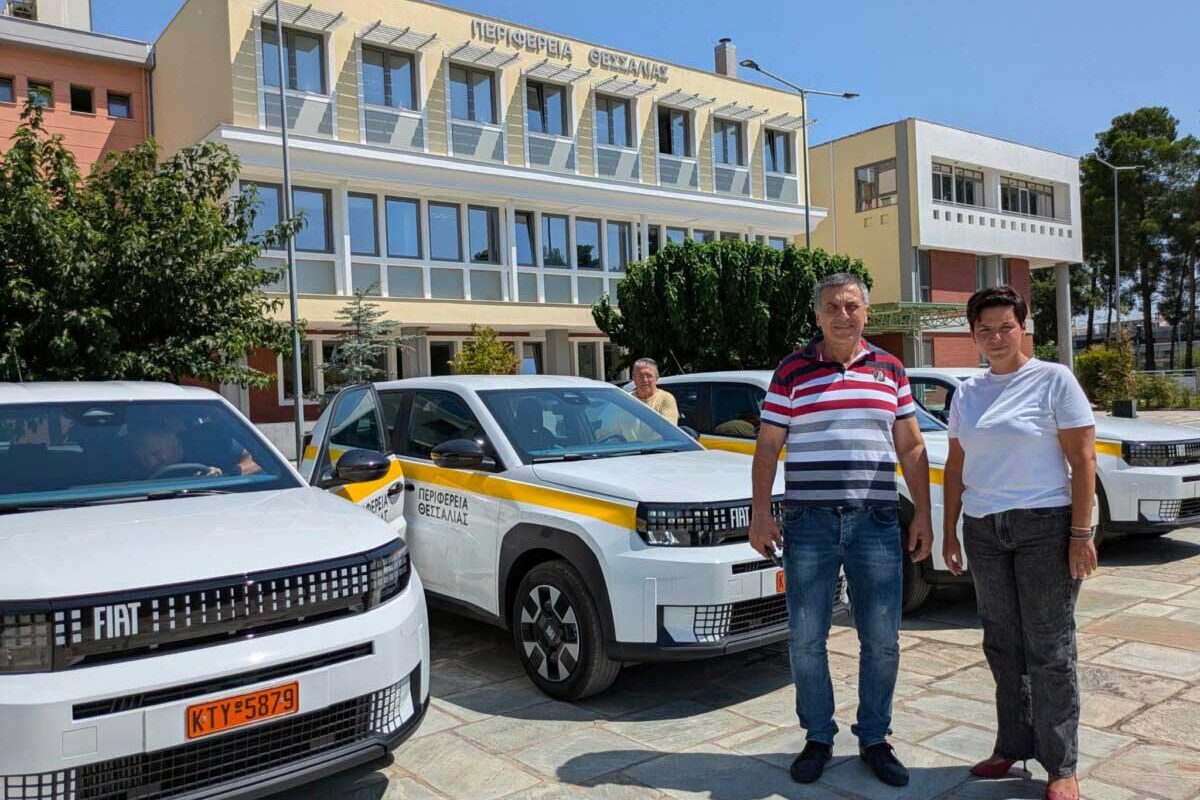 Περιφέρεια Θεσσαλίας: Οκτώ νέα οχήματα στον υπηρεσιακό στόλο