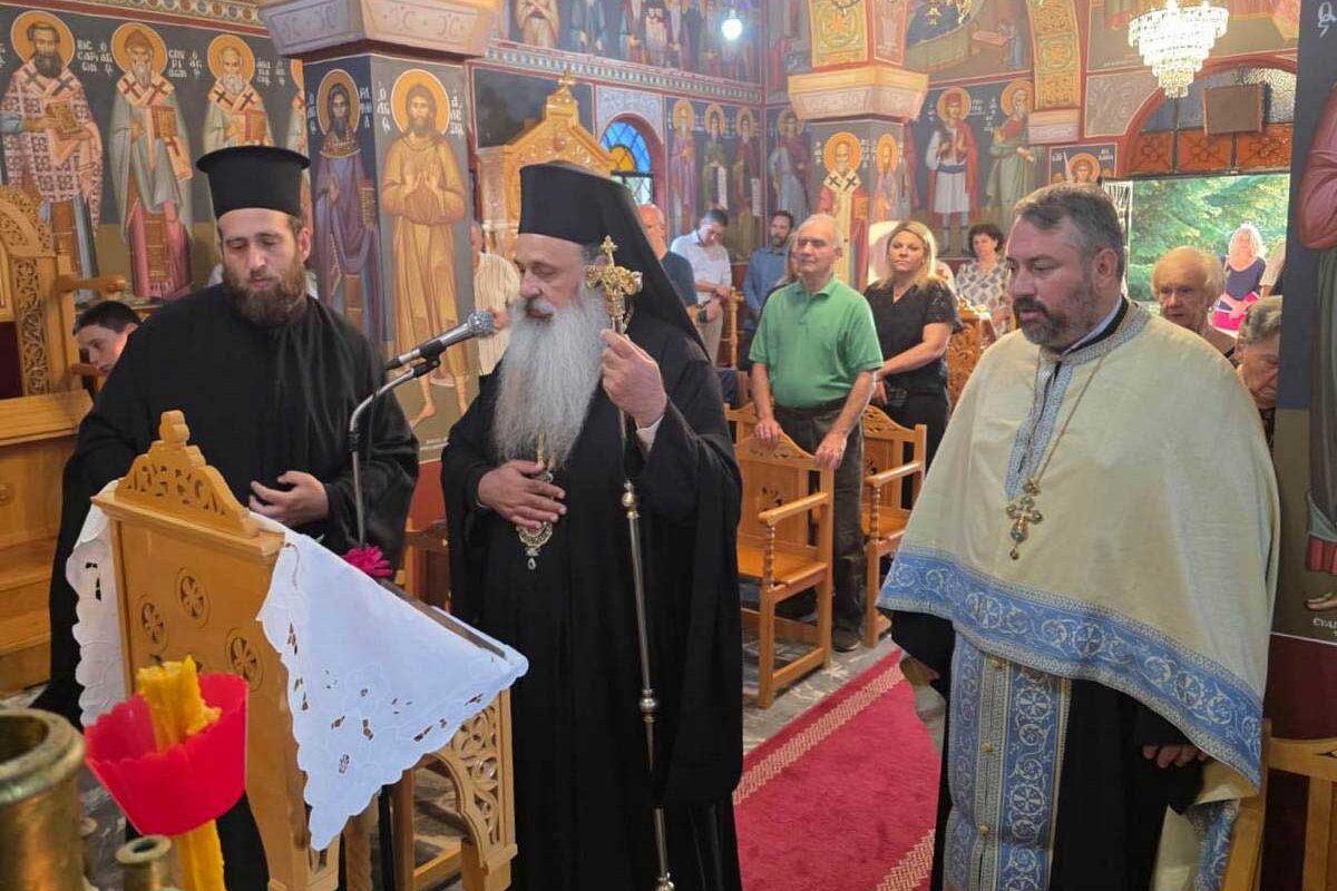 Στην Αγία Παρασκευή Κορομηλιάς ο Μητροπολίτης Θεόκλητος