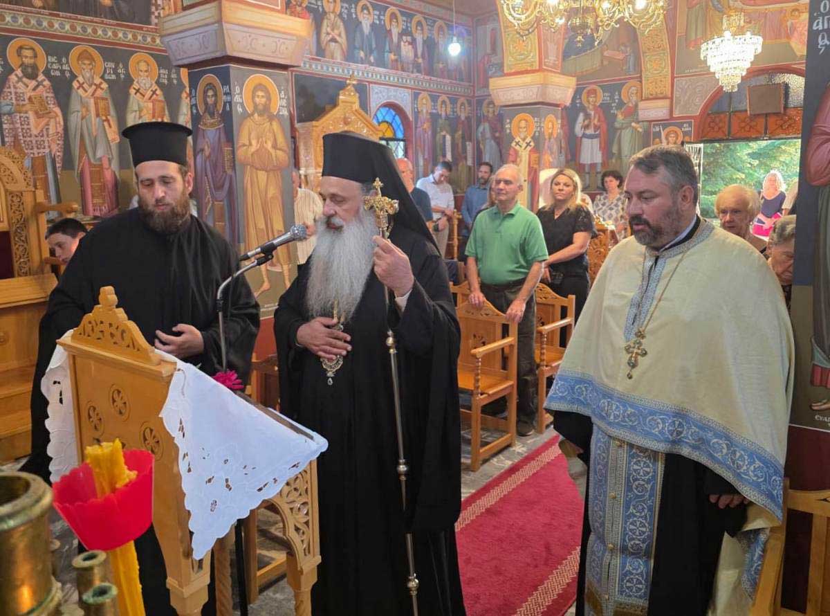 Στην Αγία Παρασκευή Κορομηλιάς ο Μητροπολίτης Θεόκλητος