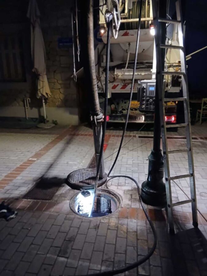 Τρίκαλα: Καθαρισμός και έλεγχος του δικτύου ομβρίων