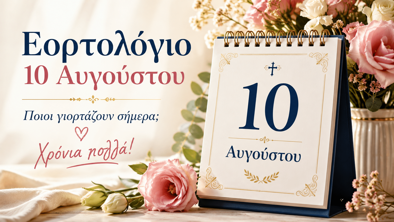Ποιοι γιορτάζουν σήμερα 10 Αυγούστου