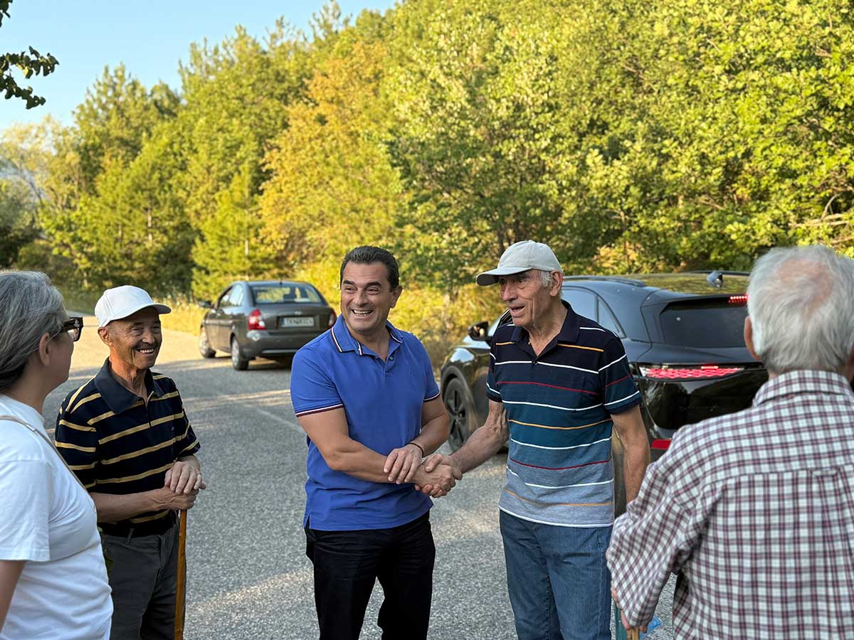 Στα ορεινά χωριά του Δήμου Μετεώρων ο Κώστας Σκρέκας