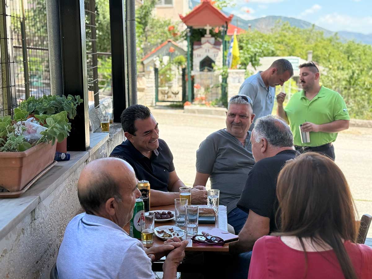 Στα ορεινά χωριά του Δήμου Μετεώρων ο Κώστας Σκρέκας