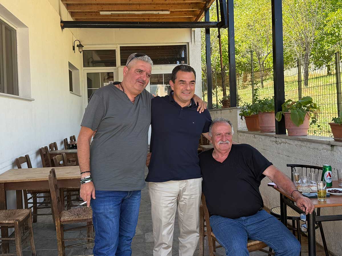 Στα ορεινά χωριά του Δήμου Μετεώρων ο Κώστας Σκρέκας