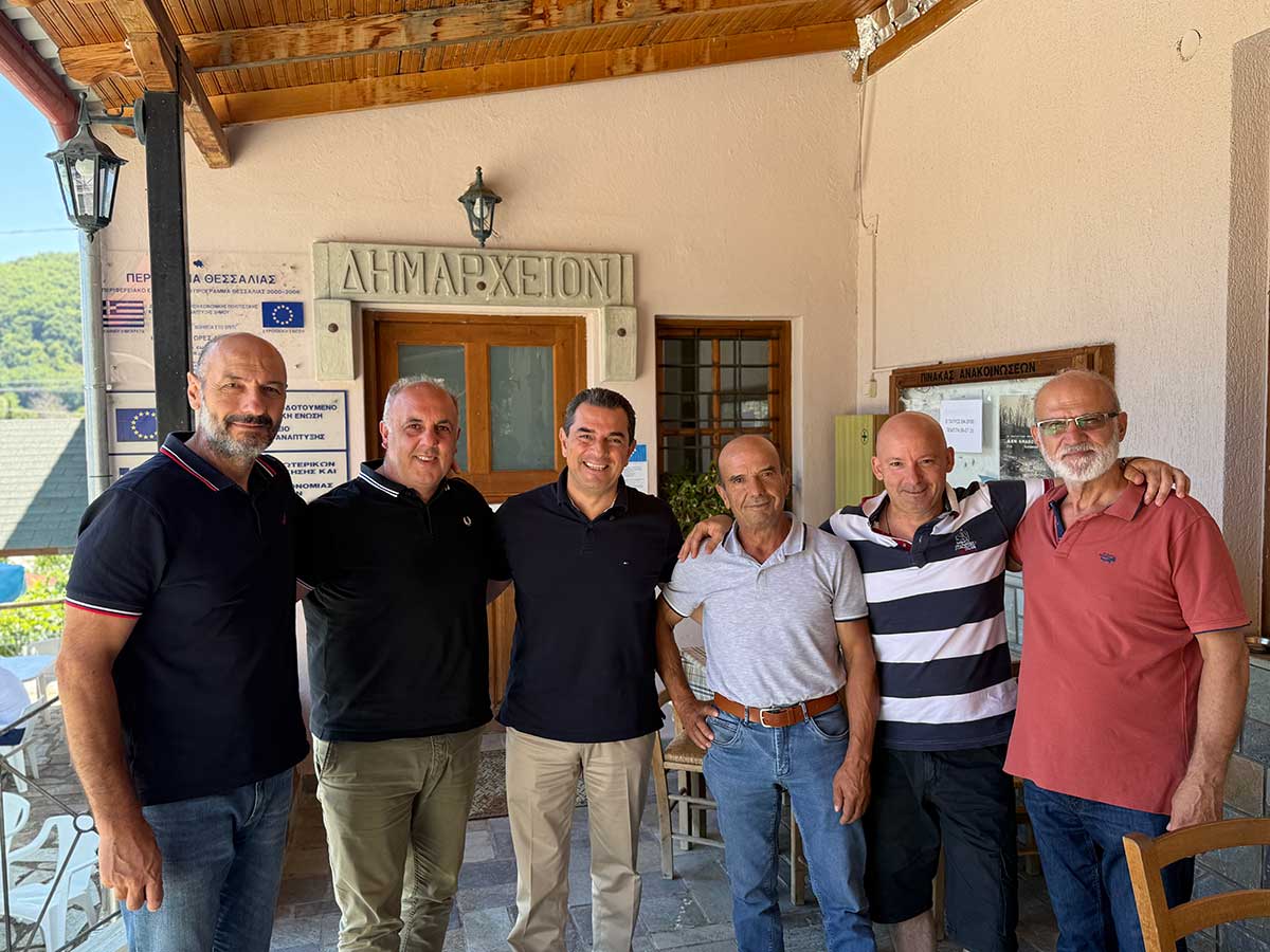Στα ορεινά χωριά του Δήμου Μετεώρων ο Κώστας Σκρέκας