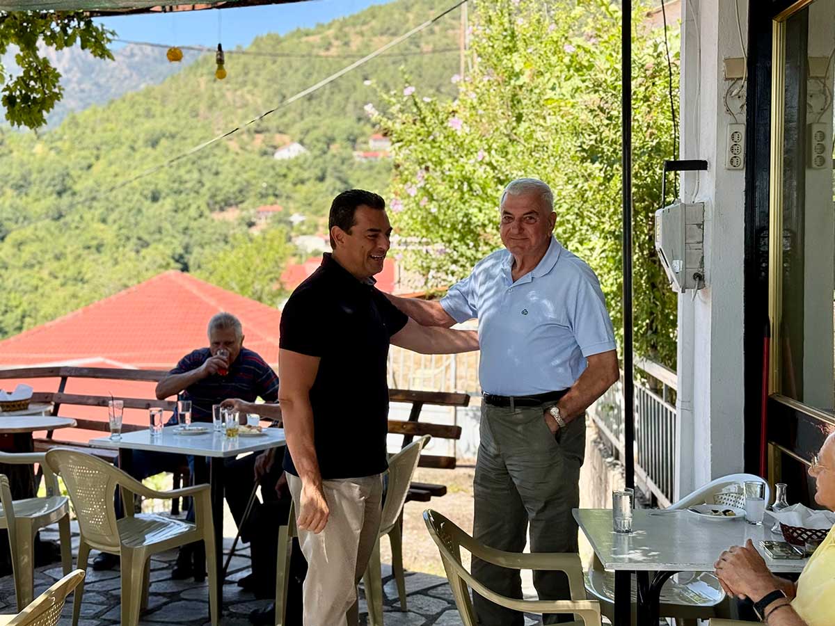 Στα ορεινά χωριά του Δήμου Μετεώρων ο Κώστας Σκρέκας